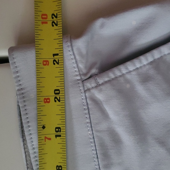 Mens Nike Standard Fit Light Blue Chino Shorts White Dots Size 42 Golf Preppy - Picture 13 of 14